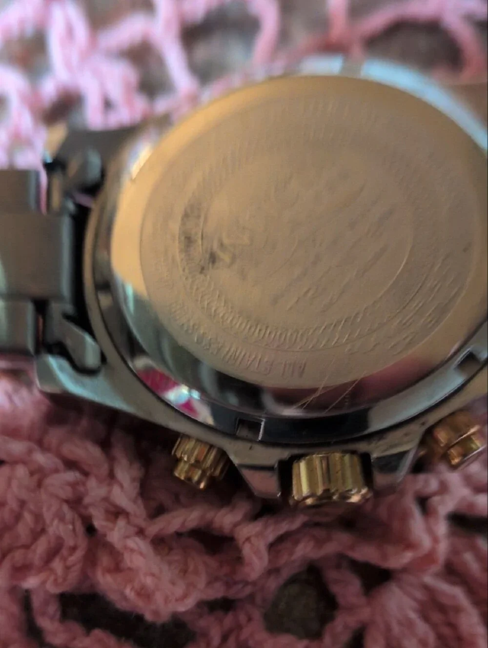 Invicta Gold and Black Men's Chronograph Watch